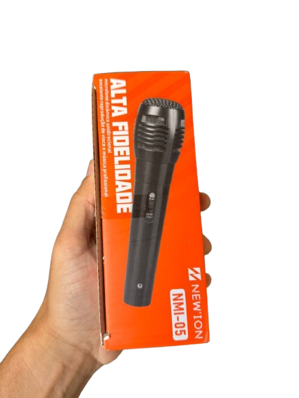 Microfone com fio 