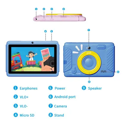 Tablet Infantil Jepk T12