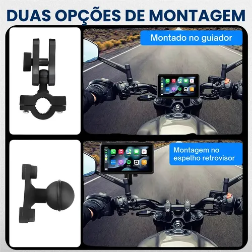 Mp10 Player 5" Knup para Motos