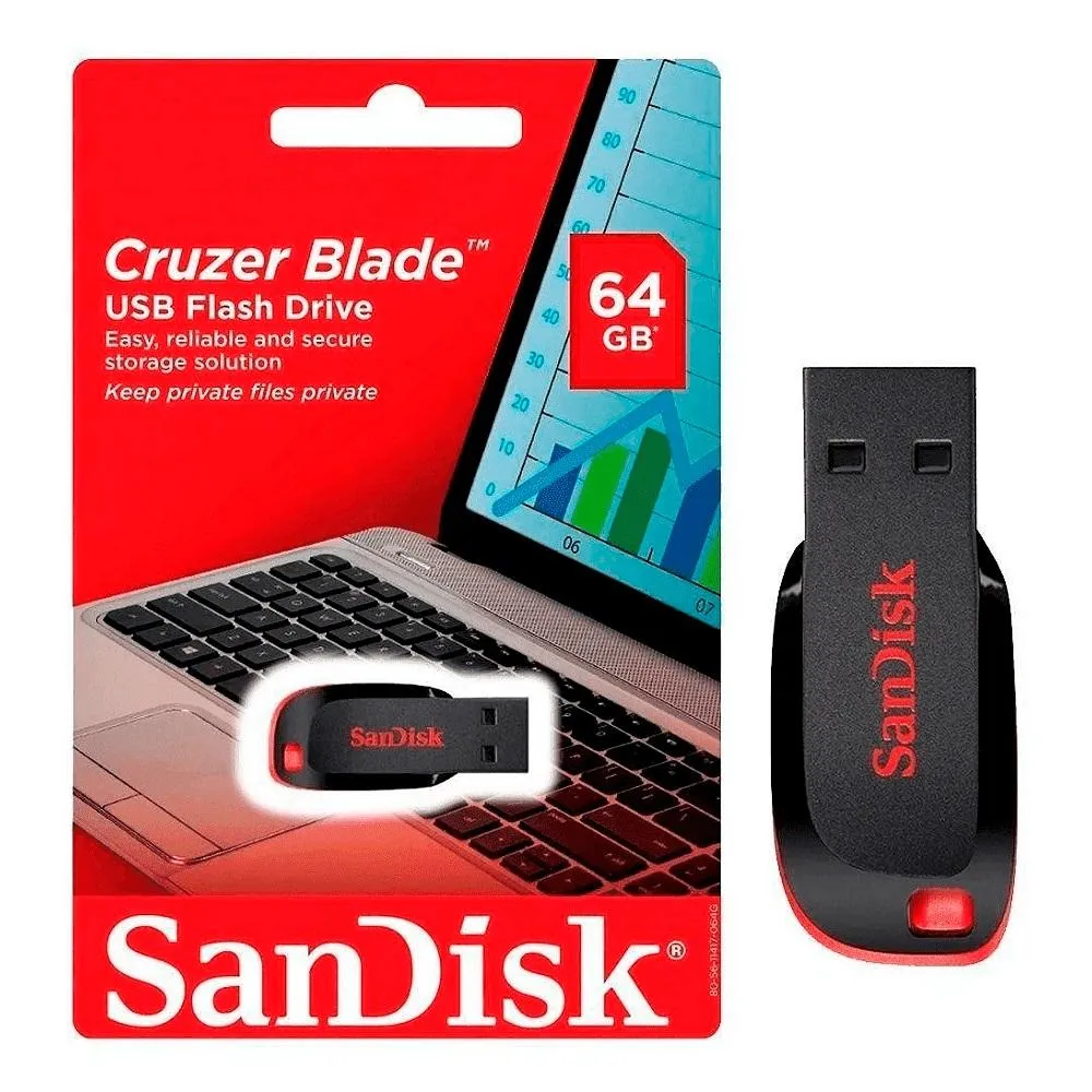 Pendrive Sandisk Cruzer Blade