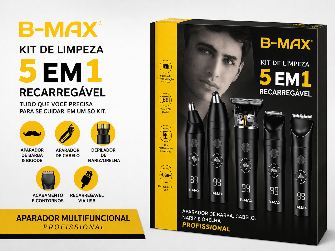 Kit aparador B-max 5 em 1