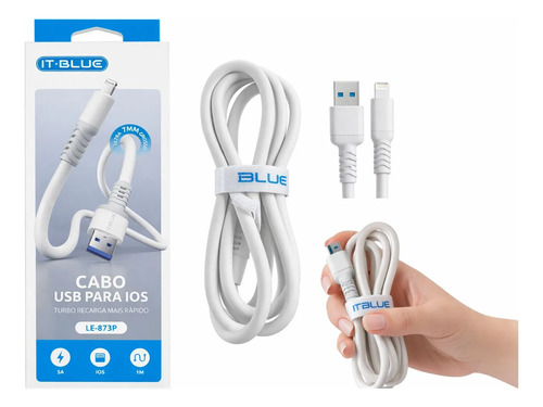 Cabo Carregador It Blue Iphone